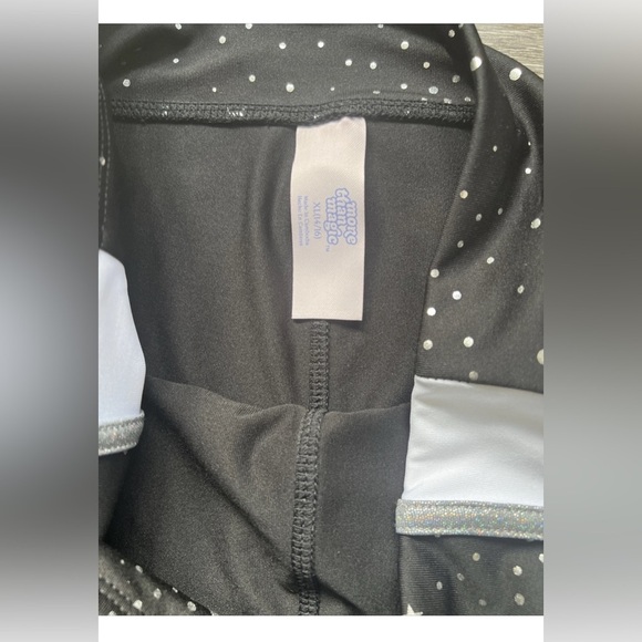 Girls Leggings Pants XL 14/16 Black Sparkles  More Than Magic - Picture 6 of 7